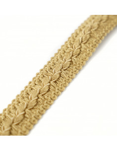 Decorative tape matte 20 mm wide beige KM14203