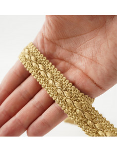 Decorative tape matte 20 mm wide beige KM14203 2