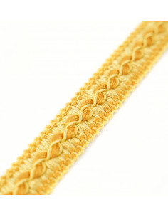 Decorative tape matte 20 mm wide gold KM14204