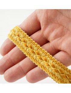 Decorative tape matte 20 mm wide gold KM14204 2