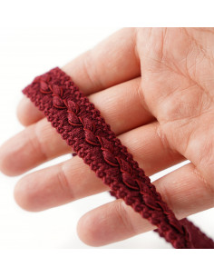 Decorative tape matte 20 mm wide maroon KM14208 2