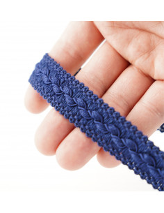 Decorative tape matte 20 mm wide navy blue KM14213 2