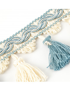 Glocks on tape matte 75 mm ecru-blue KM15122 2