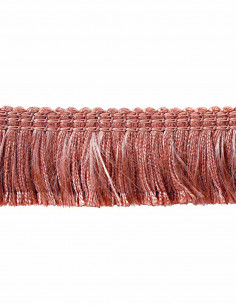 Glitter tape tassels 33 mm wide powder pink KM15209
