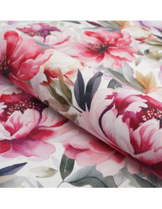 Tkanina PIWONIE 06 SOFT VELVET 2