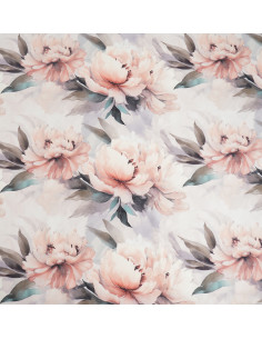 Tkanina PIWONIE 07 SOFT VELVET