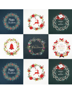 Fabrics Christmas Wreaths  01 SOFT VELVET