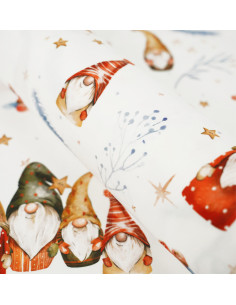 Tkanina ŚWIĄTECZNE KRASNALE 01 SOFT VELVET 2