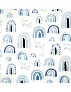 Rainbow 01 SOFT VELVET fabric