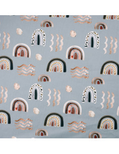 Rainbow 04 SOFT VELVET fabric