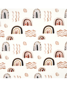 Rainbow 02 SOFT VELVET fabric