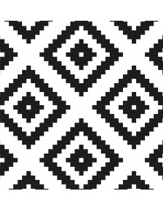 Tkanina ETNO PIXEL DUŻY 01 CANVA