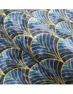 Tkanina WACHLARZE ARTDECO 02 CRUSH VELVET 2