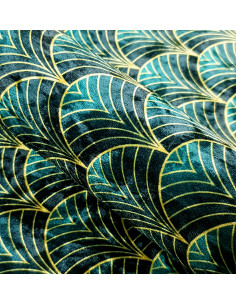 Tkanina WACHLARZE ARTDECO 03 CRUSH VELVET 2