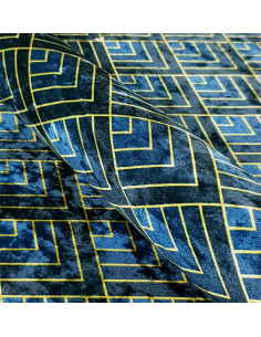 Tkanina ROMBY ARTDECO 02 CRUSH VELVET 2