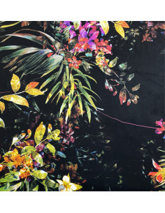 3D fabric FLOWERS 01 SOFT VELVET