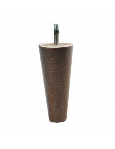 FURNITURE LEG KM604 goat leg H100 walnut