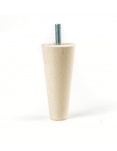 NOGA MEBLOWA KM603 kozia nóżka H100 naturalna