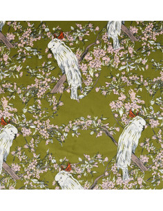 PAPUGI 02 WONDER VELVET fabric