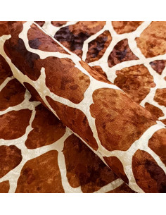 Giraffe 01 CRUSH VELVET fabric 2