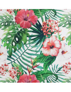 GARDI HIBISKUS 01 waterproof fabric