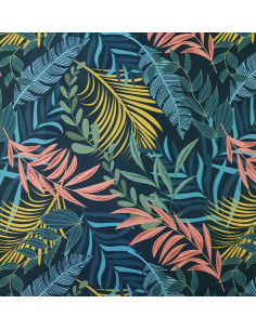 Waterproof fabric GARDI COLORFUL LEAVES 01