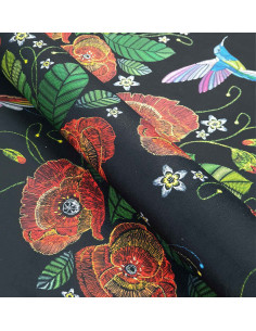 MAKI KOLIBER 01 SOFT VELVET fabric 2