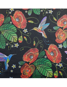 MAKI KOLIBER 01 SOFT VELVET fabric