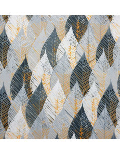 GRAZURE LEAVES 01 SOFT VELVET fabric