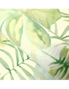 MONSTERA 01 SOFT VELVET fabric 2