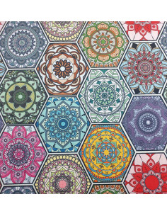 Tkanina HEXAGONY 01 SOFT VELVET