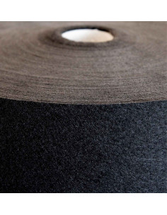 FIBERTEX 120G/M2 160 CM BLACK EMBOSSED KM1036
