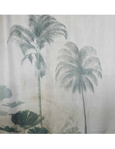 Tkanina PANEL ZASŁONOWY WZÓR 20 LEWY, PALMY, TELO
