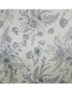 Tkanina WZÓR 25, TOILE CIEMNO SZARY, TELO