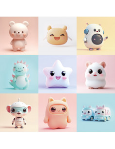 Tkanina PANEL PODUSZKOWY DZIECI 02 MOLIS