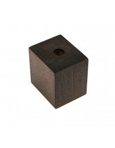 FURNITURE LEG KM664 reclining cube H50, L50 walnut