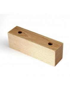 FURNITURE LEG KM668 reclining cube H50, L150 natural