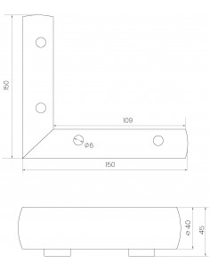 FURNITURE LEG KM040 2