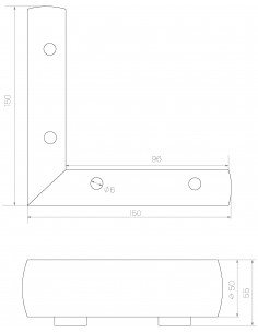 NOGA MEBLOWA KM041 2