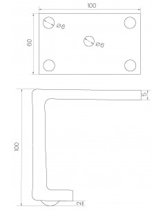 NOGA MEBLOWA KM427 2