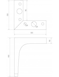 FURNITURE LEG KM401 2