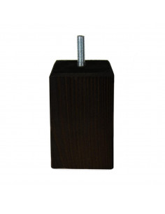 NOGA MEBLOWA KM627 kostka stojąca 60x60 H100 czarna