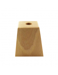 FURNITURE LEG KM633 trapezoid H50 natural 2