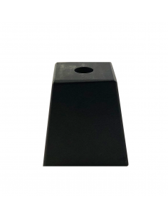 FURNITURE LEG KM632 trapezoid H50 black 2