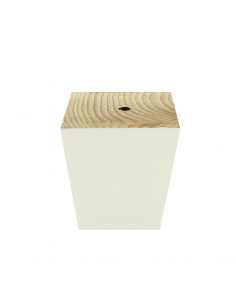 FURNITURE LEG KM630 trapezoid H50 white