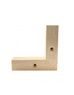 FURNITURE LEG KM658 corner H30, L150 natural