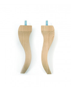 FURNITURE LEG KM672 STYLISHED H280 raw