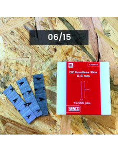 SZTYFT 0.6/15mm BEZ GŁÓWKI GALW op.10000 KM1970