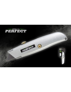 NÓŻ Z OSTRZEM TRAPEZOWYM STALCO PERFECT S-67453