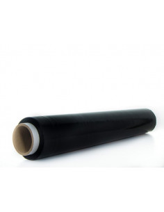 FOLIA STRETCH CZARNA 2.5 KG 23 MIK  KM1192